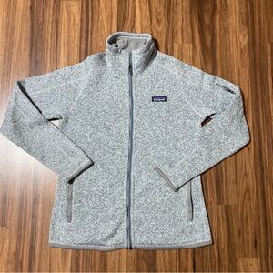 Patagonia Light Gray Full-Zip Jacket